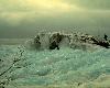 (奇聞百科)20年首次完全冰封！世界最大淡水湖現「冰凍浪花」(2P)